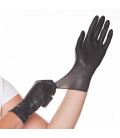 Latex Handschuhe (schwarz, 100 St.) Größe L